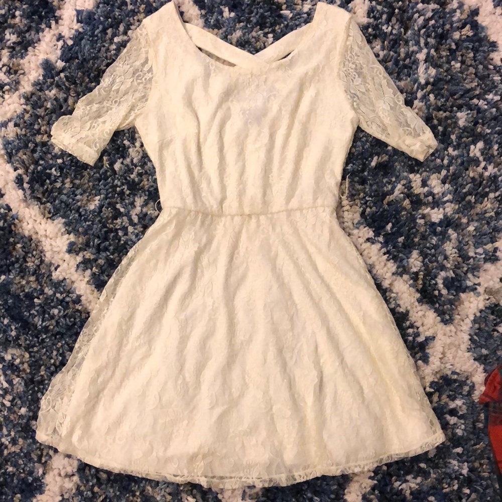 white dress
